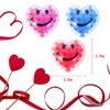 28 Pack Mini Valentines Stress Ball Toys with Valentines Day Cards for Valentine Party Favors Valentine School Classroom Exchange Gift