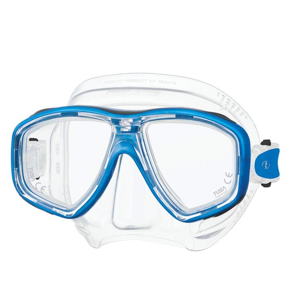 TUSA M-212 Freedom Ceos Scuba Diving Mask, Fishtail Blue