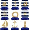 Nautical Party Decorations - Nautical Honeycomb Centerpieces for Kids'Nautical Birthday and Baby Shower Table Decor