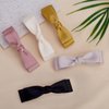 5 PCS Hair Bows Cute Hair Clips for Women Girls Bowknot Hair Barrettes Solid Colors Hair Bow Hair Clips Accessories for Women Girls