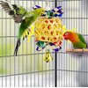 Hyamass Bird Chewing Toys, Foraging Shredder Bird Toys, Bird Hanging Cage Climbing Foot Toys with Bell for Parrots Conures, Love Birds, Budgie, Small Parrots