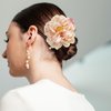 3 Pcs Peony Flower Hair Clips 2 in 1 Bridal Flower Brooch Floral Hairpins Wedding Party Headwear Accessories for Women Girls