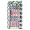 Nicole Miller Lip Gloss Collection Shimmery Glosses for Women and Girls Long Lasting Color Set with Rich Varied Colors, Pink Glossy, 10 Count (Pack of 1)