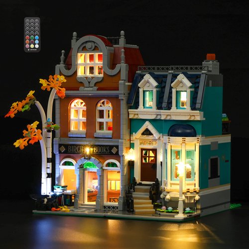 LIGHTAILING Led Light for Lego 10270 Creator Expert Bookshop Building Blocks Model：Remote-Control Version - NOT Included The Model Set