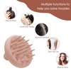 Dash Hair Scalp Massager, Scrubber with Soft Silicone Bristles for Hair Growth & Dandruff Removal, Hair Shampoo Brush for Scalp Exfoliator, Mothers Day Gifts Manual Massage Tool for Home Daily
