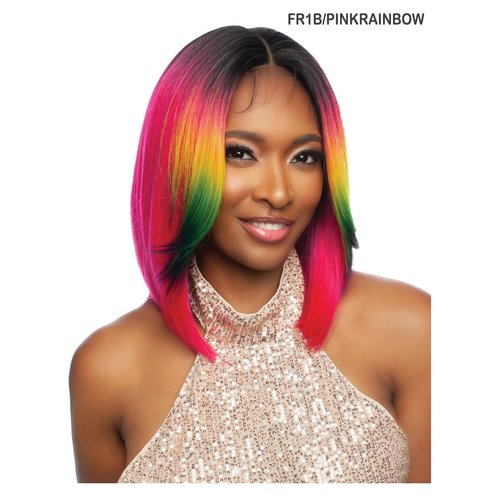 Mane Concept Brown Sugar Human Hair Blend 4" Deep Part HD Clear Lace Wig - BSHC201 MANON (FR2/SMORE)