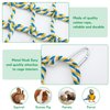 Berlune 6 Pcs Rat Ropes for Cage Rat Cage Accessories Climbing 12.6 x 9.84 Inch Bird Rope Rat Toys for Pet Hammock Hamster Cotton Rope Bridge Bird Ladder for Small Animal Habitat Rat Play