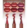 3 Colors Nude Matte Gradient Lipstick and Lip Liner Set, High Pigmented Velvet Smooth Red Lip Crayon Liner Makeup Pen, Women Long Lasting Smudge Proof Brown Lipstick and Lip Liners Combo,06+07+09
