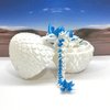3D Printed Dragon, Articulated Crystal Dragon with Dragon Egg, Fidget ADHD Autism Toy, Executive Desk Toy Home Office Decor D062WB