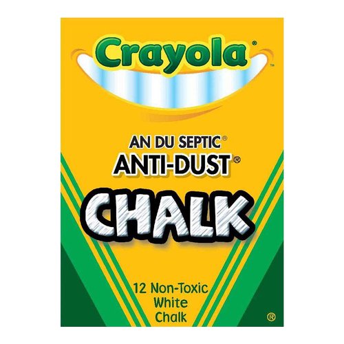 Nontoxic Anti-Dust Chalk (12 Sticks/Box) [Set of 6]