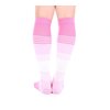 Doc Miller Open Toe Compression Socks Women and Men 20-30mmHg, Toeless Compression Socks Women, Support Shin Splints, Calf Recovery, Varicose Veins, 1 Pair Small Pink Pink White
