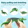 Stretchy Animal Sensory Stress Relief Toys Crocodile Squishy Stress Toys Alligators Squeeze Sand Rebound Ball Fidget Knead Toy Pinch Stress Relieve Party Favors