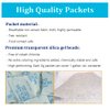 Desiccant Packs 100 Packets 2 Gram Premium Silica Gel Moisture Absorber for Storage Food Contact Safes