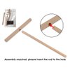 DS. DISTINCTIVE STYLE Crepe Spreader 2 Pieces 6.1 Inches x 4.7 Inches Natural Wooden T-Shaped Tool for Crepes Wooden Crepe Maker Pancake Maker Tool