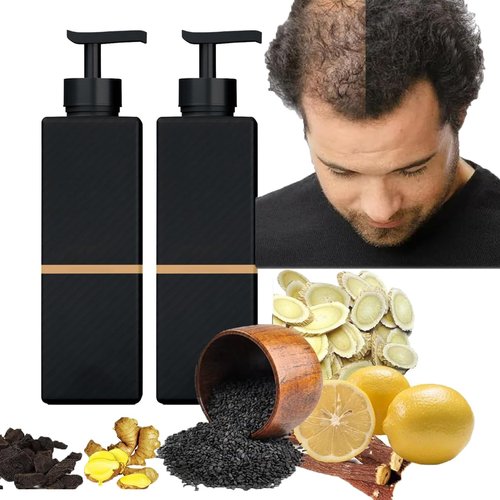 2PC Shampoo, Root Activator Shampoo,Hair Thickening Shampoo,Shampoo for Thinning Hair,Natural Hair Regrowth Shampoos for Men Women