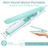 Ceramic Flat Iron, Constant Temperature Hair Healting Plate, Mini Flat Iron for Straight and Curly Hair (US Plug)