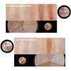 Move Highlighter Powder Makeup Palette 5 Colors Shimmer Glitter Highlighter Palette High Pigment Face Illuminator Makeup Set(Light）