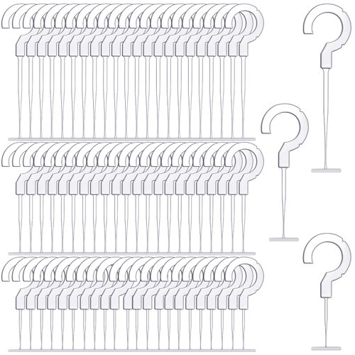 3000 Pieces Tagging Gun Fasteners Plastic J Hook Fasteners Clothing Hanging Tag Fasteners for Tag Label, Standard Tagging Barbs, 3 Sizes, 1.5 Inch, 2.2 Inch, 2.8 Inch