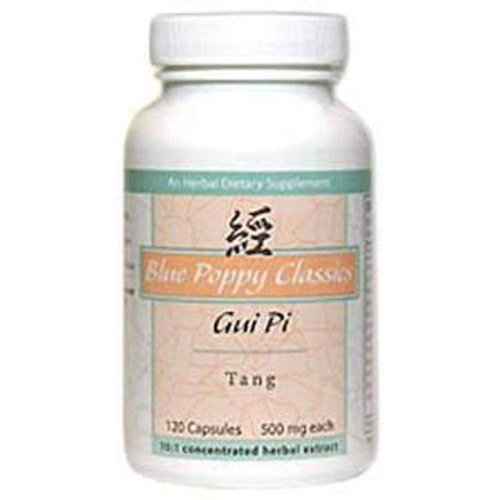 Gui Pi Tang (120 capsules, 500mg each) - Blue Poppy