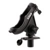 Scotty Baitcaster/Spinning Rod Holder Black with 244 Flush Deck Mount, Small (0281-BK)