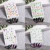 Halloween Nail Art Stickers Glow in The Dark Luminous, Halloween Nail Decals DIY Nail Art Supplies for Halloween Days Luxury Pegatinas para Uñas Women Girls DIY Nail Decorations