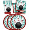 Bowling Fun Birthday Party Supplies Set Plates Napkins Cups Tableware Kit for 16