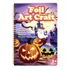 ilauke Art & Craft Activity - Foil Fun Art Craft Paper Kid Carft, DIY Creative Activity, Foil Art Stickers for Birthday Halloween for Boys & Girls Ages 3, 4, 5, 6, 7