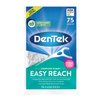 DenTek Complete Clean | Easy Reach Angled Floss Picks | No Break & No Shred Floss | Designed for Hard to Reach Molars | Y-Shaped Pick | 75 Count in Each (Pack of 5)