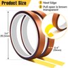 10 Rolls Heat Resistant Tapes for Sublimation, 10mm X 33m 108ft Heat Press Tape for High Temperature Heat Transfer for Sublimation on Coffee Mugs, Adhesive Vinyl No Residue, Electronics, Soldering