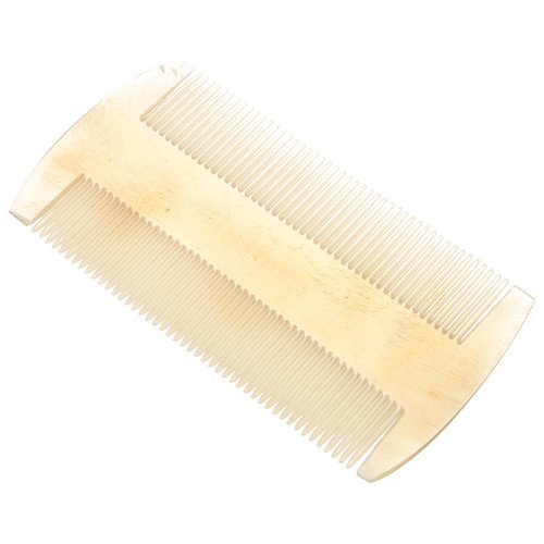 Ipetboom Double Side Fine and Wide Tooth Styling Comb For Men and Women, Hair & Beard Comb Hair Care Comb Sheep Horn Hair Comb Anti-static Comb Hair Comb, Men Combs for Hair Scalp, Travel Beard Comb