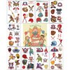 SIX VANKA (Pack of 10 Sheets) Baseball Waterproof Temporary Tattoo Stickers for Kids Boys and Girls, Party Favors Decorations