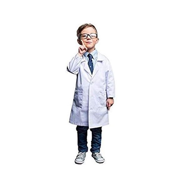 Natural Uniforms Real Children's Lab Coat for School Projects Halloween Costume, Size (4) White…