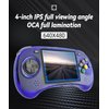 RG ARC-S Retro Handheld Game Console 4 in IPS Screen Linux System RK3566 CPU 64Bit Video Game Player Built in 3500 mAh Battery Compatible with Bluetooth 4.2 and 5G WiFi(Blue T)