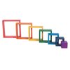 TickiT - 73416 Wooden Rainbow Architect Squares - Nesting Puzzle - Stacking Blocks for Ages 1+