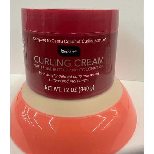 Curling Cream, Butter and Coconut Oil, Net Wt. 12 oz.
