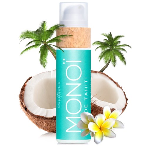 COCOSOLIS MONOI Tanning Accelerator XL - Organic Tanning Oil with Vitamin E &amp; Monoi de Tahiti Oil...