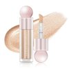 BEFIVECOK Liquid Highlighter Makeup, Natural Silky Shimmer Finish Liquid Face Highlighter, Highly Pigmented, Lightweight, Blendable, Soft Cream Highlighter For Face (#02 Champagne Shimmer)