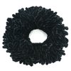 OrangeTag 2Pack Volumising Scrunchie Big Hair Tie Ring Hijab Volumizer Khaleeji Headwear,Dark Coffer & Black