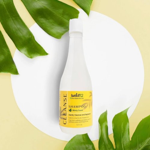 Twelve12 Shampoo Mint Scent, Plant Based, Cruelty-Free, Clarifying Shampoo