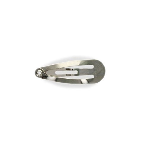 HBC Snap Hair Clips Hair Barrettes - 30mm (1.2 Inch) Tear Drop - 24 Pack