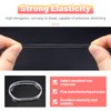 TUUXI Clear Elastics Hair Bands 1500 Pcs Mini Hair Rubber Bands Small Elastics Hair Ties No Damaged Hair Accessories for Women Braids