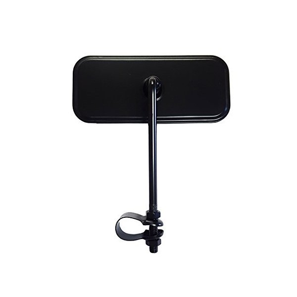 Fenix Rectangle Bicycle Mirror All Black. Lowrider Beach Cruiser Chopper