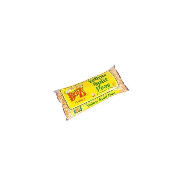 Benz's Yellow Split Peas, Kosher, (Pack of 2), 16-Ounce Bag