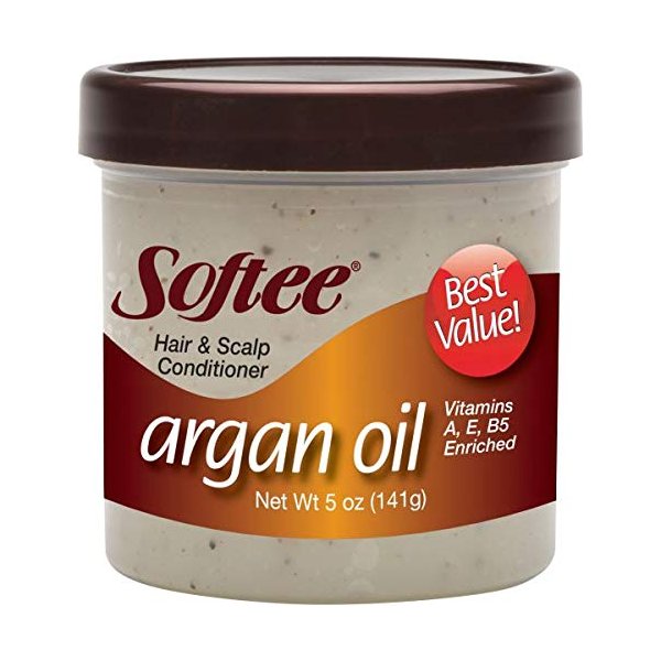 Softee Argan Oil Hair And Scalp Conditioner 5Oz (Pack of 2)