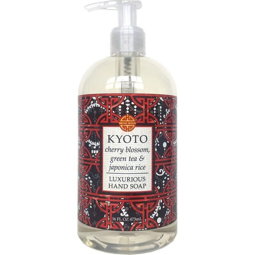 Greenwich Bay Trading Co Scented Liquid Hand Soap from the Destination Collection in Beautiful Packaging - 16 Ounce Bottle (Kyoto)