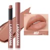 Kyannkara Matte Lipstick Velvety Mud Texture,Waterproof Long-Lasting,Non-Stick Cup,High Pigmented,Feels Comfortable On Lips 02#