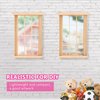DOITOOL 8PCS Dollhouse Windows 1: 12 Scale Miniature Dollhouse Furniture Window Frame Model Dollhouse Furniture DIY Dollhouse Bedroom Accessories, 2.5 x 4.3inch