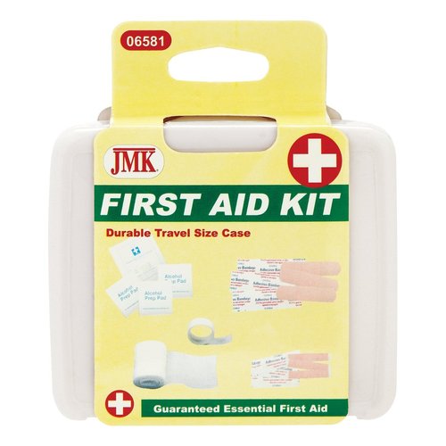 IIT Travel Size Car Boat Plane First Aid Kit With Plastic Case - TSA Compliant