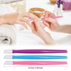 AHIER 10pcs Rubber Nail Cuticle Pusher Tipped Plastic Handle Nail Art Tool Nail Acrylic Cuticle Pusher Cleaner(Random Color)