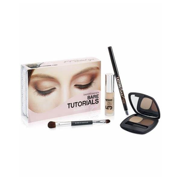Bare Tutorials Neutral Eyes 4 piece bundle tin 5 in 1 BB cream Eye shadow liner